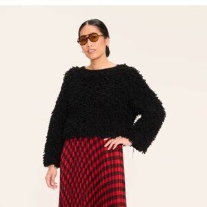 Women's Loopy Yarn Crewneck Pullover Sweater